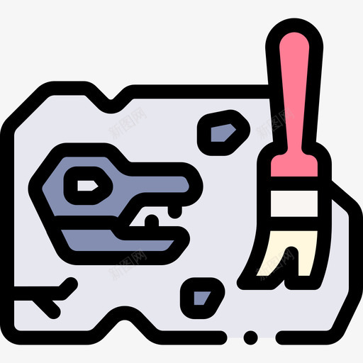 考古学大学71线颜色svg_新图网 https://ixintu.com 考古学 大学 颜色
