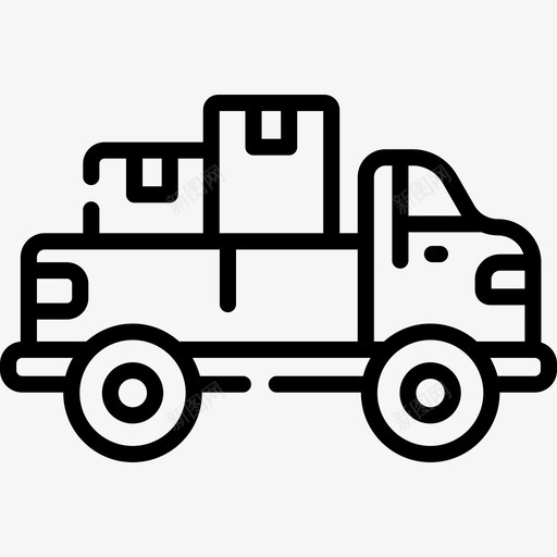 运输卡车制造48线性svg_新图网 https://ixintu.com 运输 卡车 制造 线性