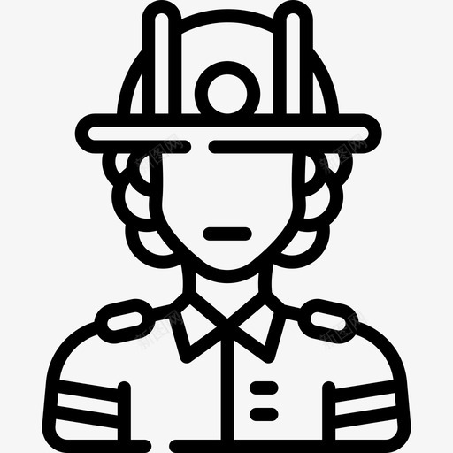 消防员工作和职业化身6直系svg_新图网 https://ixintu.com 消防员 工作 职业 职业化 化身 直系