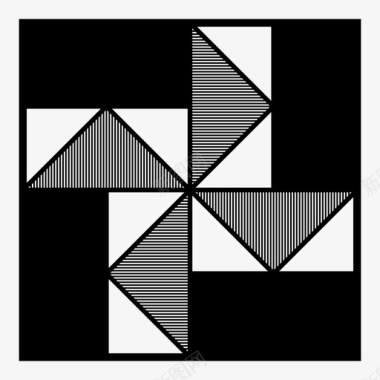 补丁方块几何学图标