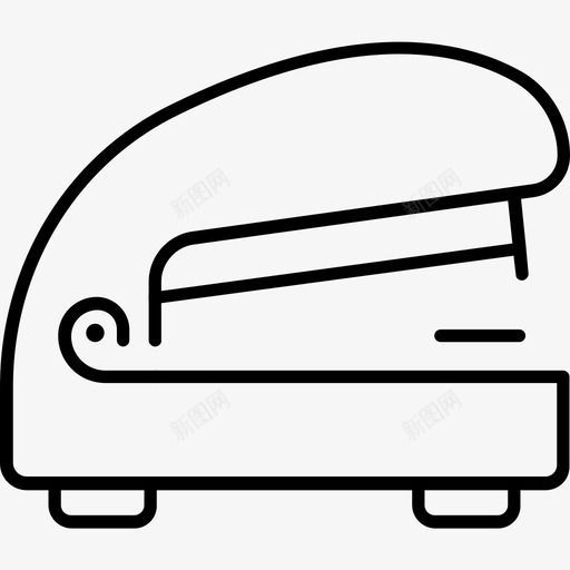 订书机纸张装订svg_新图网 https://ixintu.com 订书机 纸张 装订 书写 办公 工具