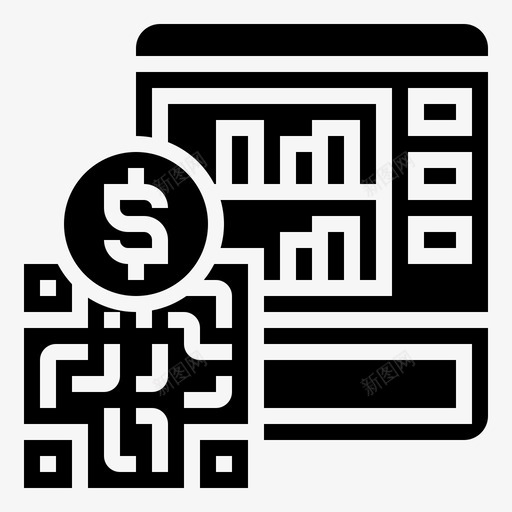 支付银行在线svg_新图网 https://ixintu.com 支付 银行 在线 qr 扫描 条形码 QRcode