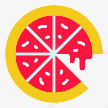 披萨114派对平铺图标