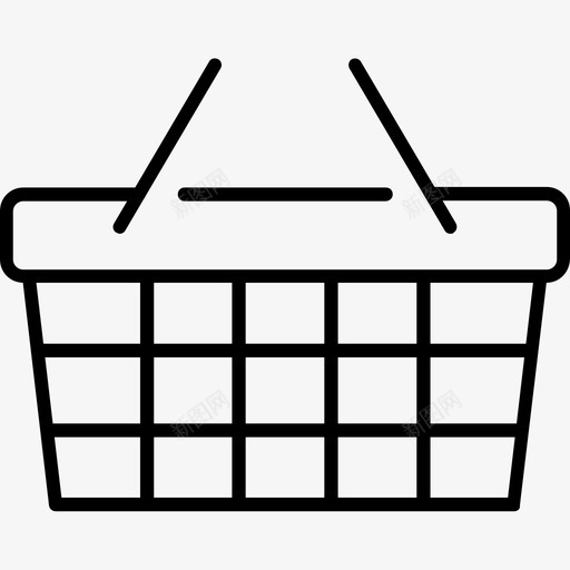 购物篮购物应用程序和网络svg_新图网 https://ixintu.com 购物 购物篮 应用程序 网络