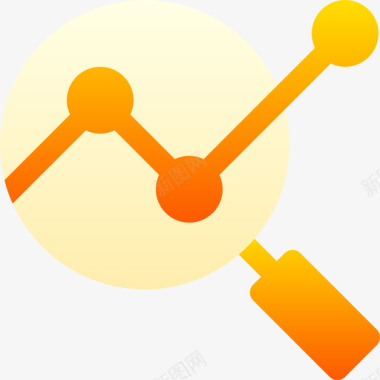 数据分析营销188梯度图标