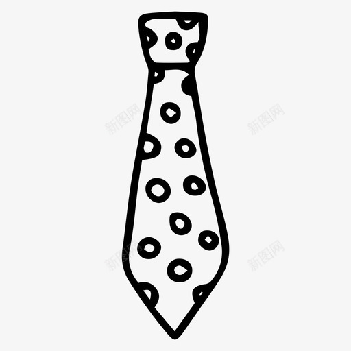 领带涂鸦素描svg_新图网 https://ixintu.com 领带 涂鸦 素描