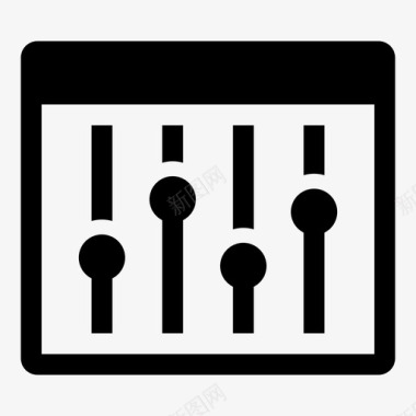 控制台调节控制图标