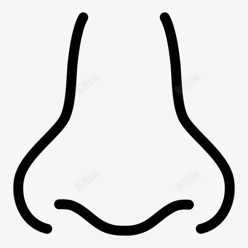 鼻子身体部位鼻孔svg_新图网 https://ixintu.com 部位 嗅觉 鼻子 身体 鼻孔 人体