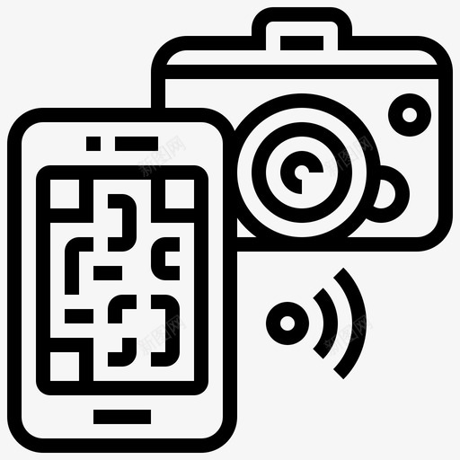 读卡器代码连接svg_新图网 https://ixintu.com 读卡器 代码 连接 信息 qr 条形码 QRCodeLine1