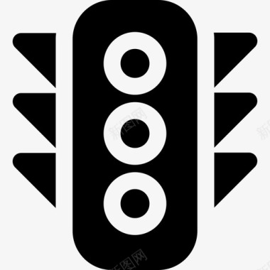 红绿灯人行横道规则图标
