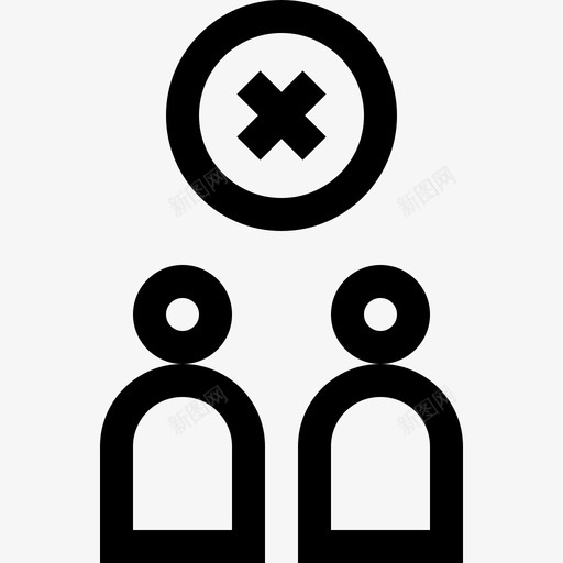社会距离社会距离10线性svg_新图网 https://ixintu.com 社会 距离 线性