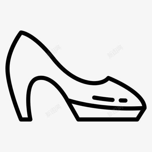 高跟鞋零售价55直线型svg_新图网 https://ixintu.com 高跟鞋 零售价 直线 线型