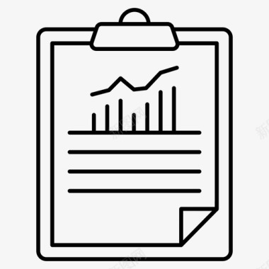业务报告业务分析业务数据图标