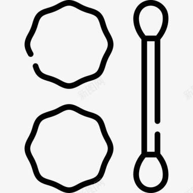 棉签药房94线性图标