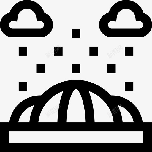 冰屋景观88线性svg_新图网 https://ixintu.com 冰屋 景观 线性