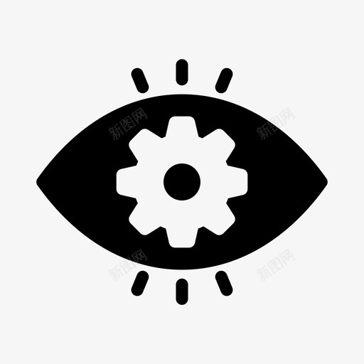 眼睛设置配置首选项svg_新图网 https://ixintu.com 眼睛 设置 配置 首选项 视图 工程 线条 图示