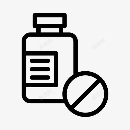 药丸罐剂量药品svg_新图网 https://ixintu.com 药丸 药品 剂量 药片 健康 生活方式 铭文