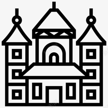 蒂米斯瓦拉东正教大教堂地标46直线形图标