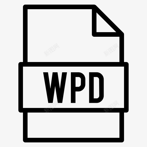 WPDfiledocumentextensionsvg_新图网 https://ixintu.com file WPD document extension types type vol