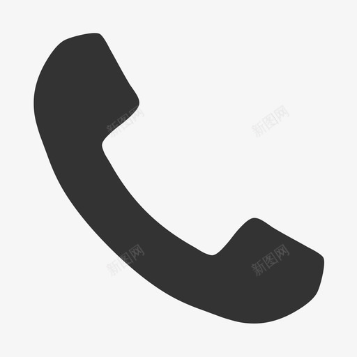 电话svg_新图网 https://ixintu.com 电话 线性 单色 商务 圆润 简约 扁平 手绘 精美 方正