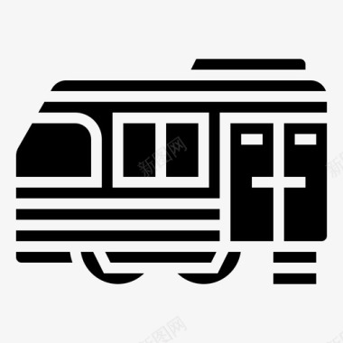火车货物54号铁路字形图标