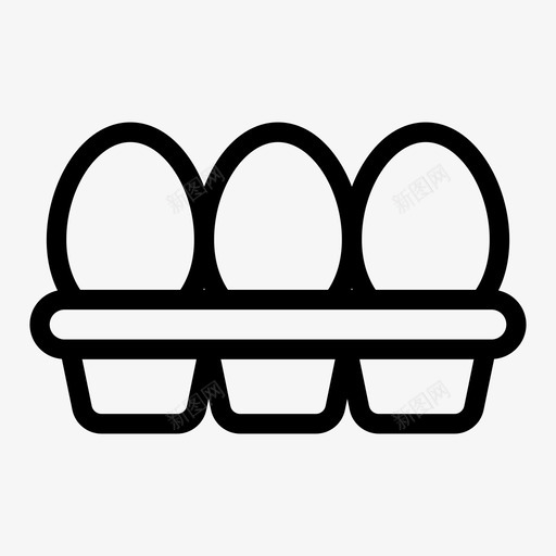 蛋盘煎蛋卷蛋壳svg_新图网 https://ixintu.com 蛋盘 煎蛋卷 蛋壳 蛋黄 食物 字形