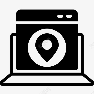 网站地图当代方向图标