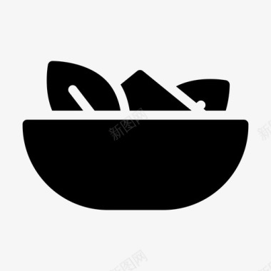 沙拉碗吃食物图标