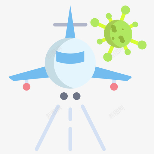 飞行病毒162平坦svg_新图网 https://ixintu.com 飞行 病毒 平坦