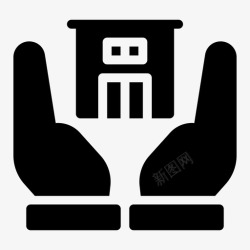 人寿保险建筑建筑护手保险安全高清图片