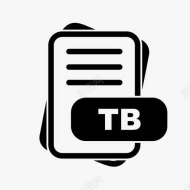 tb文件扩展名文件格式文件类型集合图标包图标