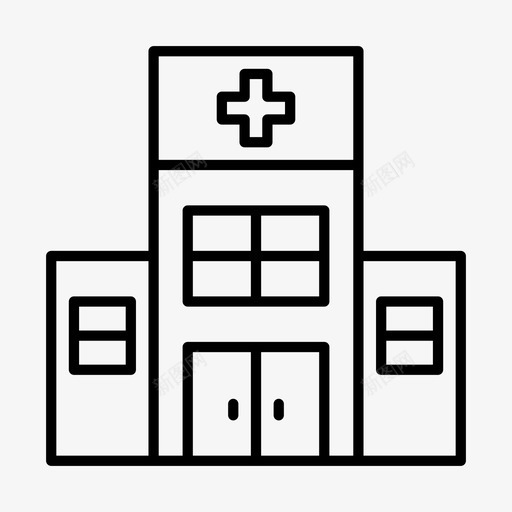 诊所急诊医疗svg_新图网 https://ixintu.com 医疗 诊所 急诊 家庭 医院
