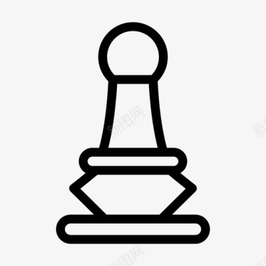 国际象棋市场营销计划图标