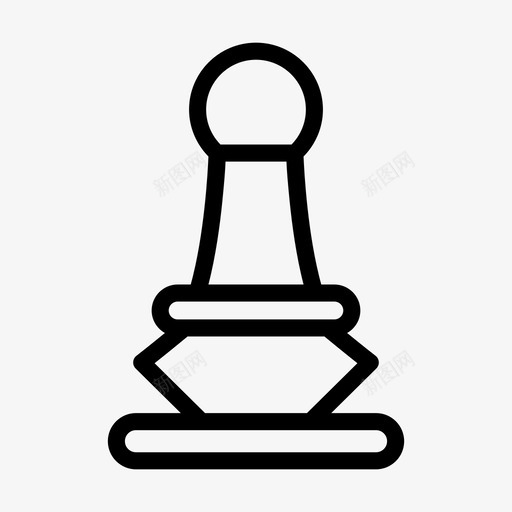 国际象棋市场营销计划svg_新图网 https://ixintu.com 国际象棋 市场营销 计划 战略 战术 媒体 广告 字形