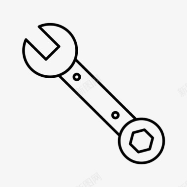 扳手钥匙维修工具图标