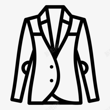 夹克配件衣服图标