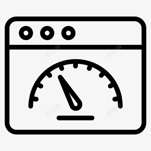 网速浏览器网页svg_新图网 https://ixintu.com 网页 网速 浏览器