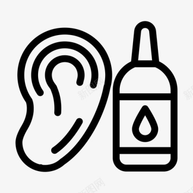 滴耳剂剂量听力图标
