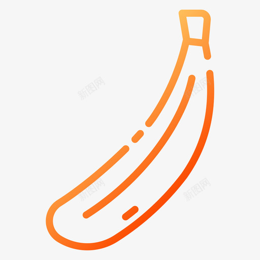 香蕉水果和蔬菜8梯度svg_新图网 https://ixintu.com 香蕉 水果 蔬菜 梯度