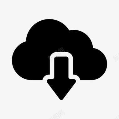 云下载服务器混合图标图标