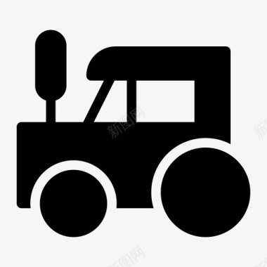 拖拉机汽车运输图标