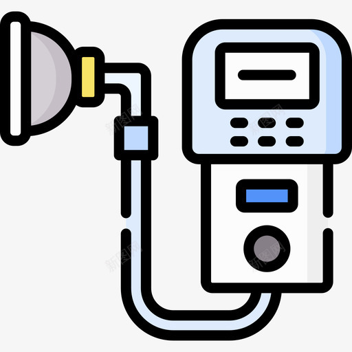 呼吸器医用56线性颜色svg_新图网 https://ixintu.com 呼吸器 医用 线性 颜色