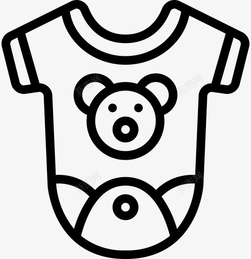 婴儿服装婴儿2直系svg_新图网 https://ixintu.com 婴儿 服装 直系