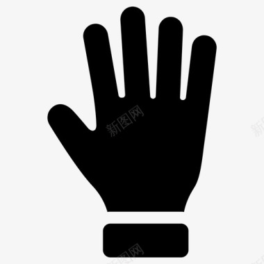 手套设备手保护图标