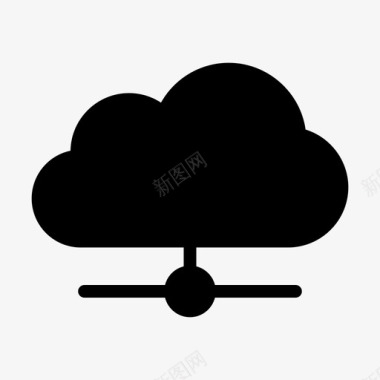 云网络连接数据库图标