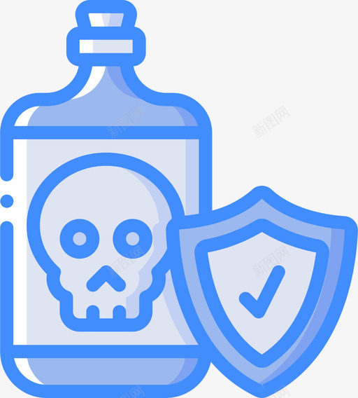 毒药超自然活动3蓝色svg_新图网 https://ixintu.com 毒药 超自然 活动 蓝色