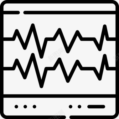 心电图医学57线性图标