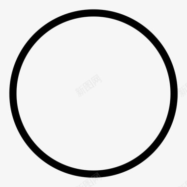 圆圈图形符号图标