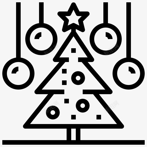 圣诞节圣诞树森林svg_新图网 https://ixintu.com 圣诞节 圣诞树 森林 自然 树木 基督教 轮廓