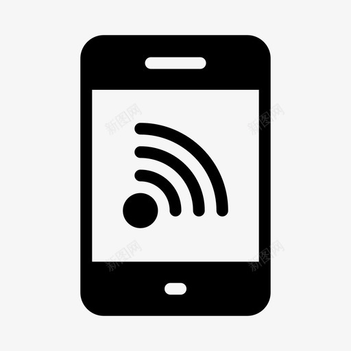 wifi移动连接网络svg_新图网 https://ixintu.com wifi 移动 网络 连接 信号 聊天 天和 社交 line glyphs